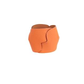 Hermès-Kettenlederband-Orange