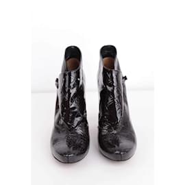 Louis Vuitton-Leather boots-Black