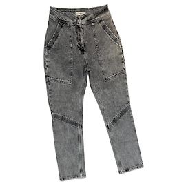 Bash Jeans aus grauer Baumwolle Grau