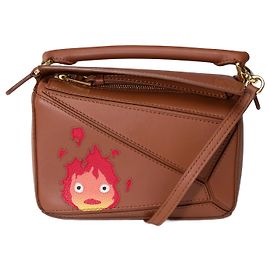 Bolsa LOEWE Puzzle em couro marrom - 101683 Marrom
