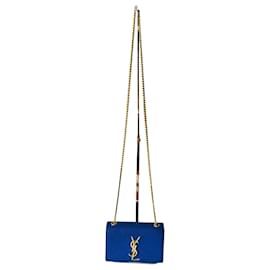Saint Laurent-Saint Laurent Kate Crossbody Bag-Blue