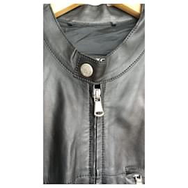 Versace-Men Coats Outerwear-Black