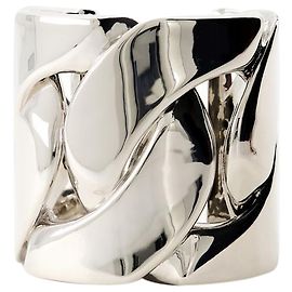 Bracciale a catena - Alexander Mcqueen - Ottone - Argento Argento Metallico