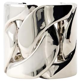 Alexander Mcqueen-Chain Cuff Bracelet - Alexander Mcqueen - Brass - Silver-Silvery,Metallic