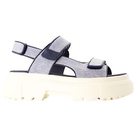 Sandali Cinturino - Hogan - Cotone - Blu Blu