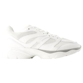 Baskets H Punzonato - Hogan - Cuir - Blanc Blanc