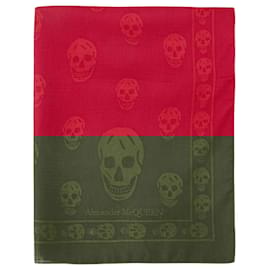 Alexander Mcqueen-Skull Scarf - Alexander Mcqueen - Silk - Red-Red