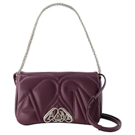 Alexander Mcqueen-The Seal Kleine Tasche – Alexander Mcqueen – Leder – Nachtschatten-Blau