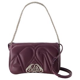 Borsa piccola The Seal - Alexander Mcqueen - Pelle - Night Shade Blu