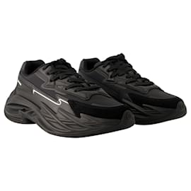 Balmain-B-Dr4g0n Sneakers - Balmain - Synthetic Leather - Black-Black