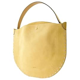 Isabel Marant-Oskan Hobo Bag - Isabel Marant - Leather - Yellow-Yellow