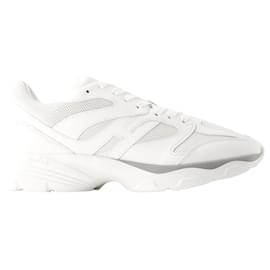 Hogan-H Punzonato Sneakers – Hogan – Leder – Weiß-Weiß