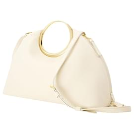 Jacquemus-Le Calino Bag - Jacquemus - Leather - Ivory-Brown,Beige