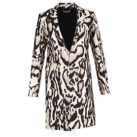 Diane von Furstenberg Abrigo Mahala de lana con estampado animal Otro Impresión de pitón