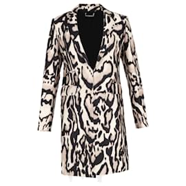 Diane Von Furstenberg-Diane von Furstenberg Mahala Coat in Animal Print Wool-Other