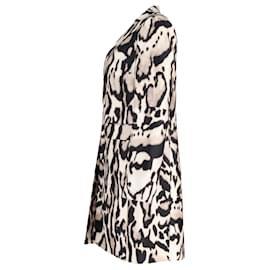 Diane Von Furstenberg-Cappotto Mahala di Diane von Furstenberg in lana con stampa animalier-Altro