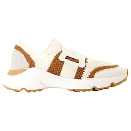 Tod's-Baskets Sport Run - Tod's - Toile - Beige-Beige