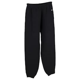 Balenciaga-Balenciaga Men's Jogger Pants in Black Cotton-Black