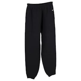 Balenciaga-Balenciaga Pantalon de jogging pour homme en coton noir-Noir