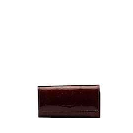Louis Vuitton-Monograma Vernis 4 Porta-chaves M91542-Roxo