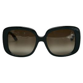 Dior Cannage Square Sunglasses G4FHA Plastic 56□18 135 in Very Good Condition Black