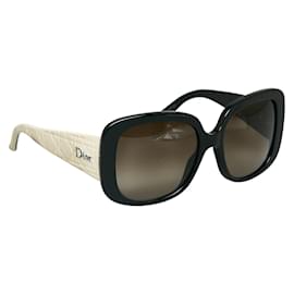 Dior-Cannage Óculos De Sol Grandes G4FHA-Preto