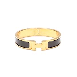 Hermès-Clic H Bracelet-Black