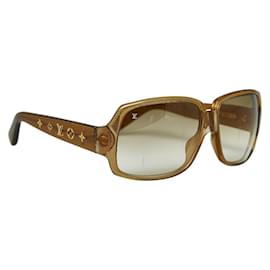 Louis Vuitton-Louis Vuitton Obsession LV Monogram Sunglasses Plastic Sunglasses Z0025E in Fair condition-Brown