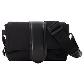 Borsa a tracolla Le Petit Messenger Bambino - Jacquemus - Cotone - Nera Nero