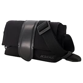 Jacquemus-Bandolera Le Petit Messenger Bambino - Jacquemus - Algodón - Negro-Negro