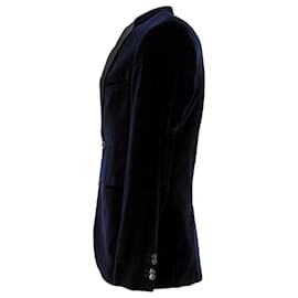 Hugo Boss-Giacca in velluto slim fit Hugo Boss in cotone blu navy-Blu,Blu navy