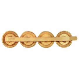 Versace-Right Tribute Medusa Hair Pin in Golden Brass-Metallic