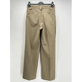 Autre Marque-NON SIGNE / UNSIGNED  Trousers T.0-5 1 Wool-Khaki