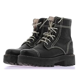 Alexa Chung-ALEXA CHUNG  Boots T.eu 38 leather-Black