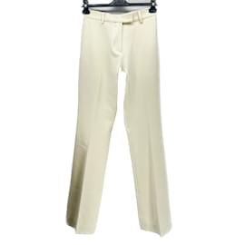 Autre Marque-PAPER MOON  Trousers T.International S Wool-Cream