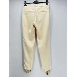 Autre Marque-WARDROBE NYC  Trousers T.International XS Wool-Cream