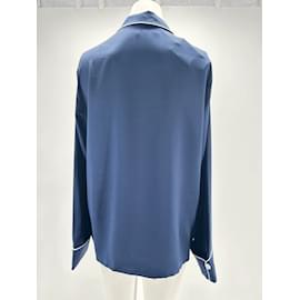Autre Marque-Camisetas LILYSILK.ÉL 44 Seda-Azul marino