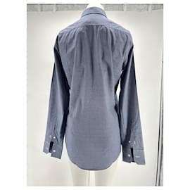 Yves Saint Laurent-YVES SAINT LAURENT  Shirts T.eu (tour de cou / collar) 39 cotton-Navy blue