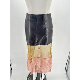Prada-PRADA Faldas T.ÉL 40 Algodón-Multicolor
