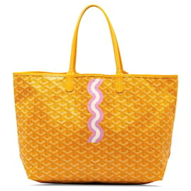 Goyard-Goyard Yellow Goyardine Saint Louis PM-Yellow