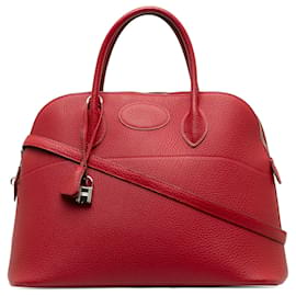 Hermès-Hermes Red Taurillon Bolide 31-Red