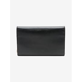 Saint Laurent-Black Cassandre wallet on chain bag-Black