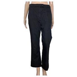 Massimo Dutti Cropped Jeans Schwarz Denim Schwarz