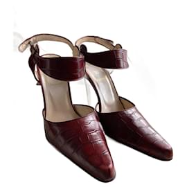 Christian Dior-Dior heels-Dark red