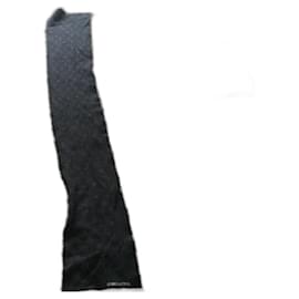 Louis Vuitton-Louis Vuttion My Monogram Eclipse Scarf-Black,Grey