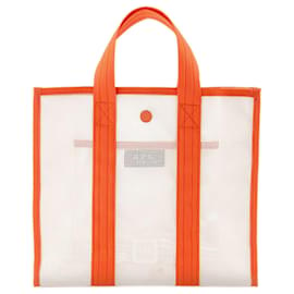 Apc-Louise Small Shopper Bag - A.P.C. - Pvc - Orange-Orange