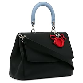 Dior-Bolso satchel Dior Be Dior tricolor mediano negro negro-Negro