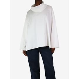 The row-Camicia oversize bianca con collo alto - taglia XS-Bianco
