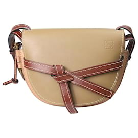 Loewe-Brown Gate small leather cross-body bag-Brown