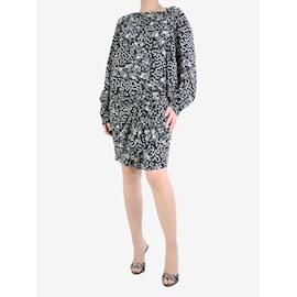 Isabel Marant-Black printed blouse and skirt set - size UK 10-Black